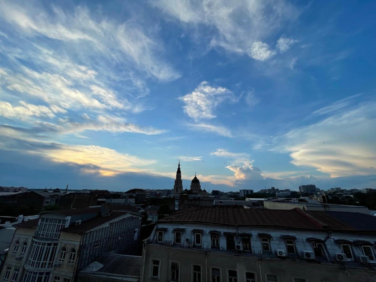 Апартаменти Династія, Центр, З Видом На Харків Charkiv Esterno foto
